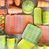 Geschirr in Sommerfarben von Susanne Altzweig