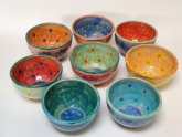Kollektion von Schalen von Elisabeth Fischer