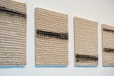 Clay Knit Relief von Stine Jesperson, dreiteilliges Wandobjekt aus Keramik