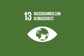 13 Klimaschutz Icon Nachhaltigkeitsziel 13, Maßnahmen zum Klimaschutz