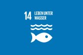 Icon Nachhaltigkeitsziel 14, Leben unter Wasser