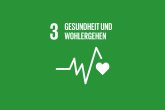 Icon Nachhaltigkeitsziel 3, Gesundheit und Wohlergehen