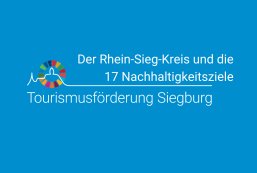 Logo: der Rhein-Sieg-Kreis und die 17 Nachhaltigkeitsziele, Tourismusförderung Siegburg